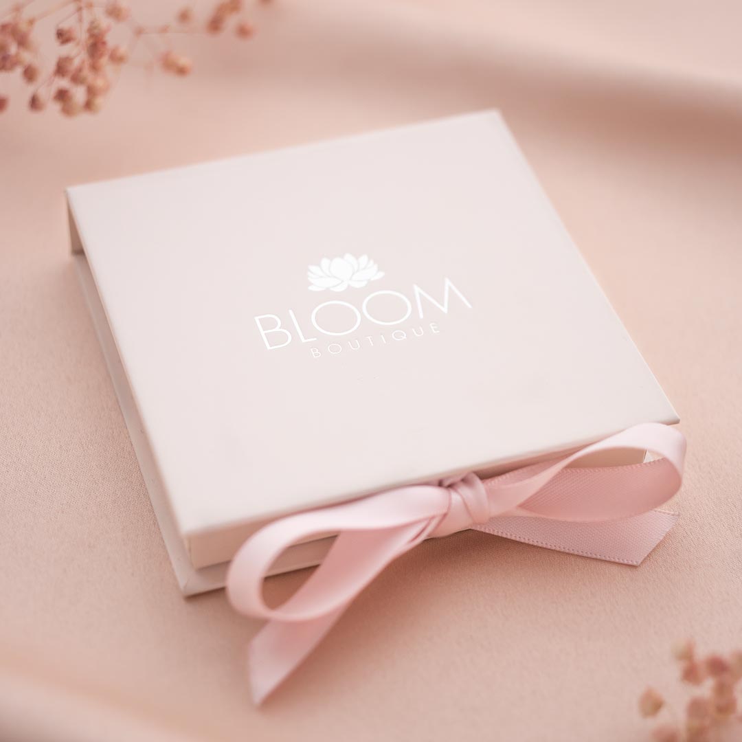 luxury ribbon-tied gift packaging