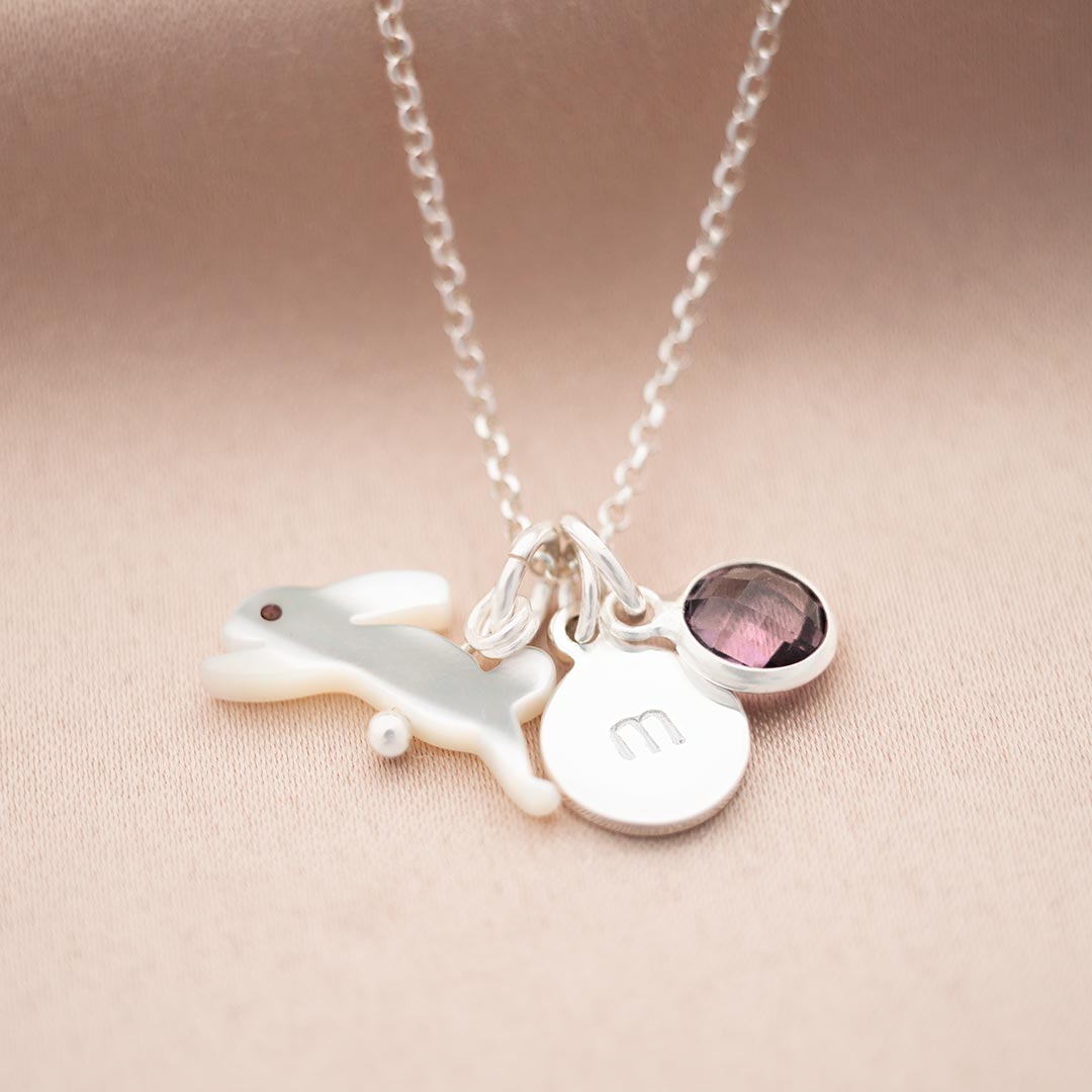 Sterling Silver Mini Create Your Own Mother Of Pearl Animal Necklace