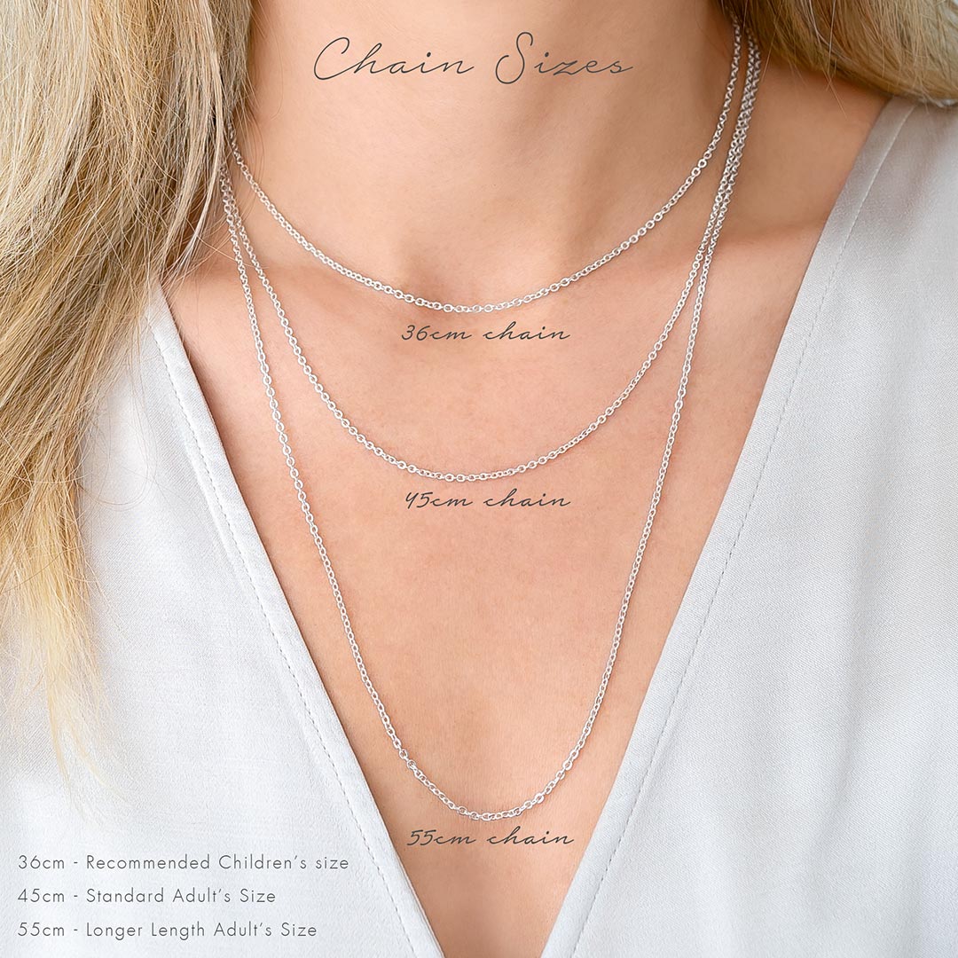 necklace chain sizing guide
