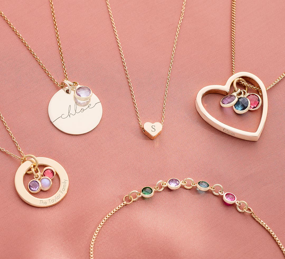personalised jewellery gifts under £30